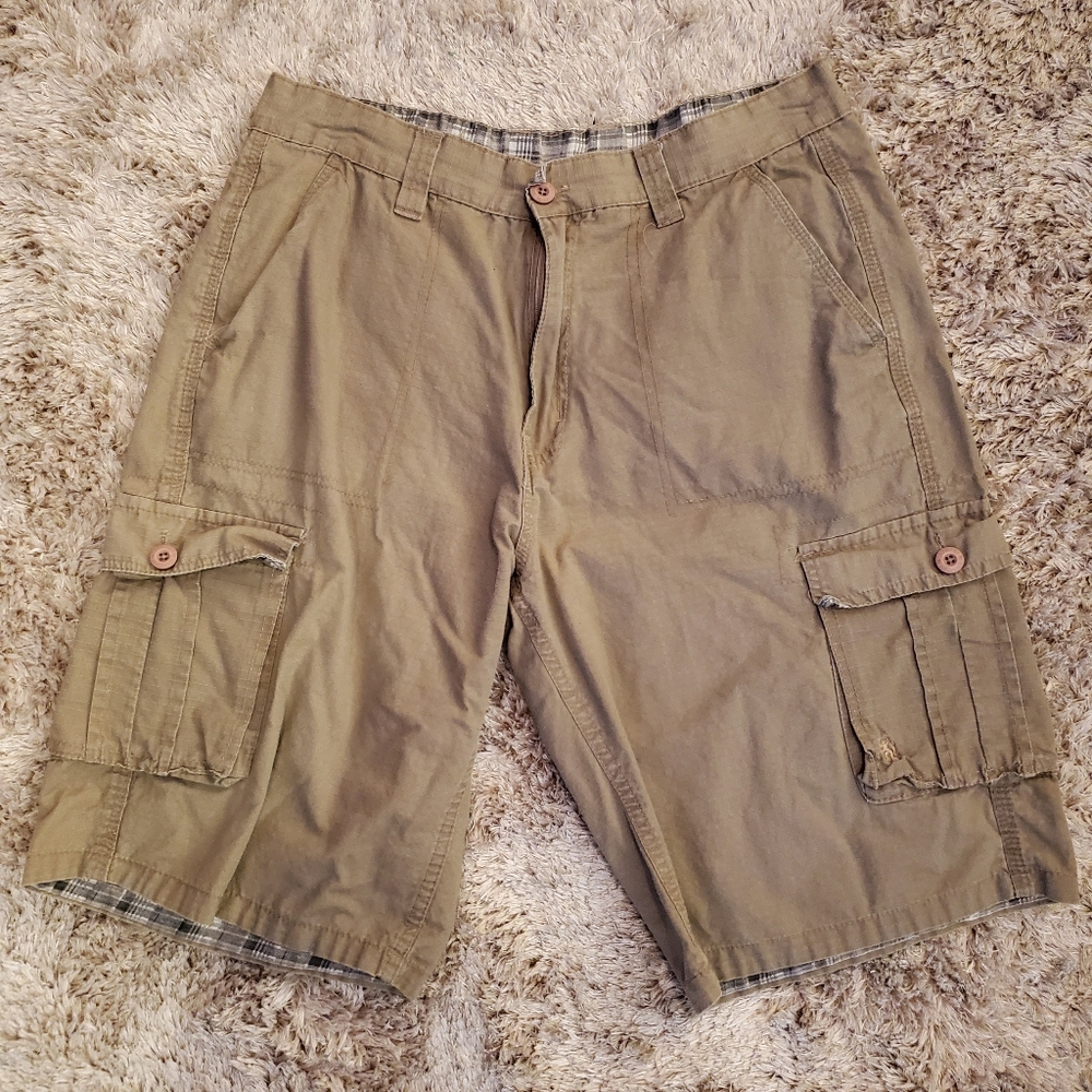 Men's Cargo Khaki Shorts